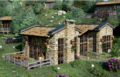 Bodrum Taş Ahşap Kompozit Tasarım